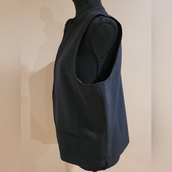 MATINIQUE Vintage Men's Vest, Black, Lined, Unisex, Made in Portugal, Size US 42 - Picture 8 of 16